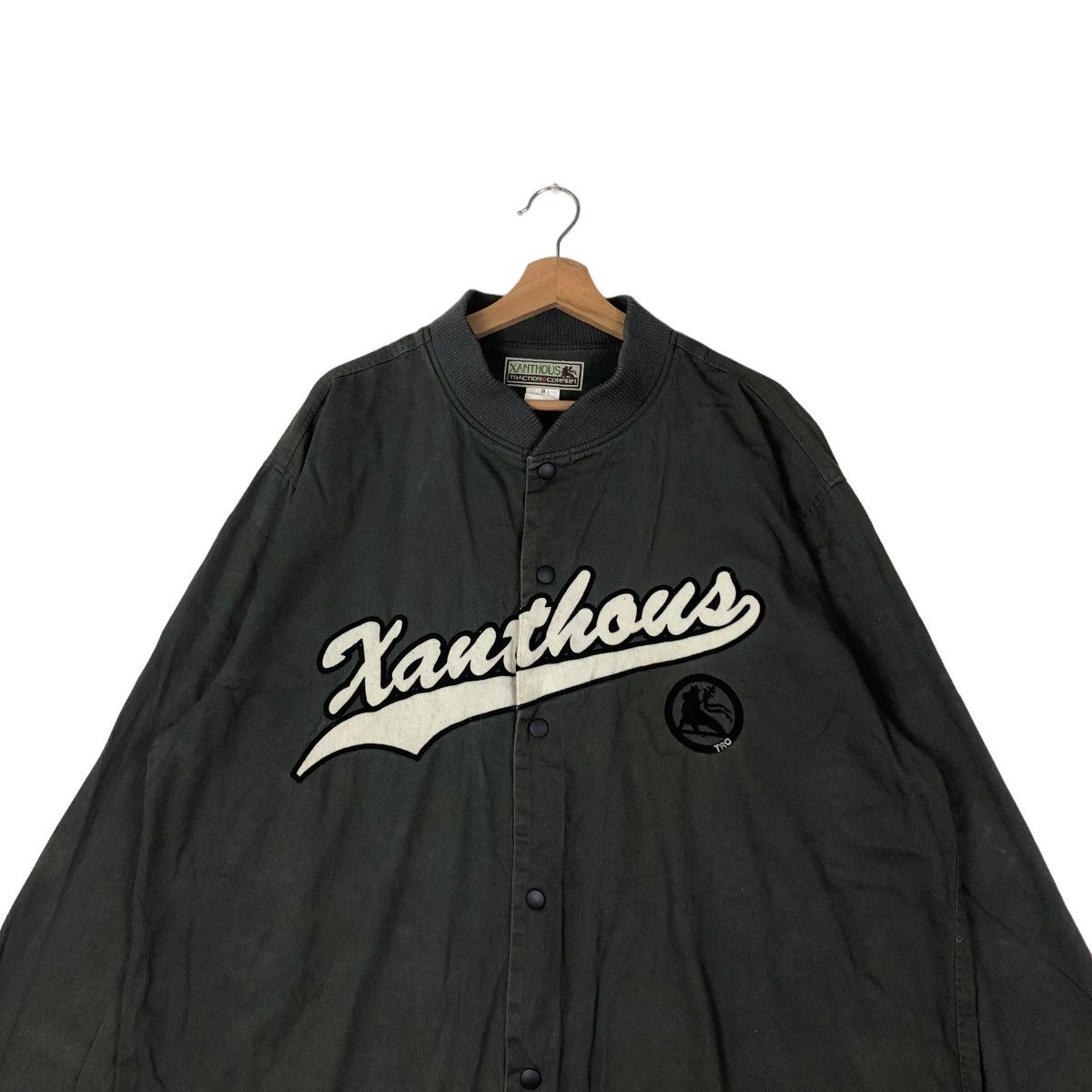 Japanese Brand BOMBER JACKET XANTHOUS BIG LOGO STREETWEAR RIOT RIOT DESIGN Size US L / EU 52-54 / 3 - 2 Thumbnail