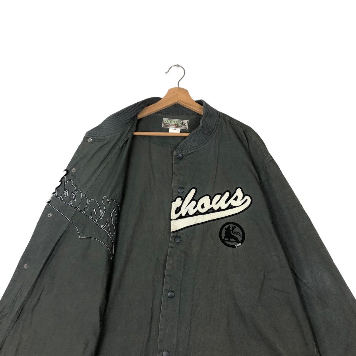 Japanese Brand BOMBER JACKET XANTHOUS BIG LOGO STREETWEAR RIOT RIOT DESIGN Size US L / EU 52-54 / 3 - 9 Thumbnail