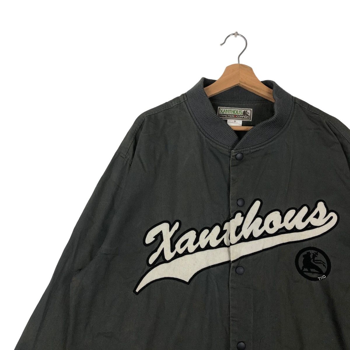 Japanese Brand BOMBER JACKET XANTHOUS BIG LOGO STREETWEAR RIOT RIOT DESIGN Size US L / EU 52-54 / 3 - 6 Thumbnail