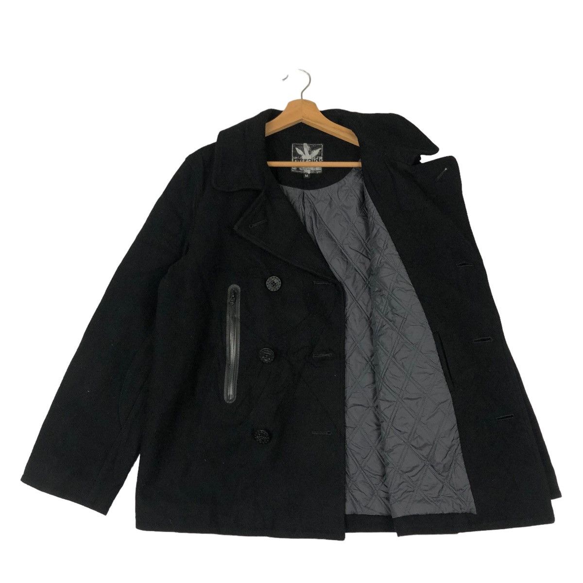 Japanese Brand VINTAGE WOOL JACKET DOUBLE BREAST NITRAID ISSEY MIYAKE Size US M / EU 48-50 / 2 - 9 Thumbnail