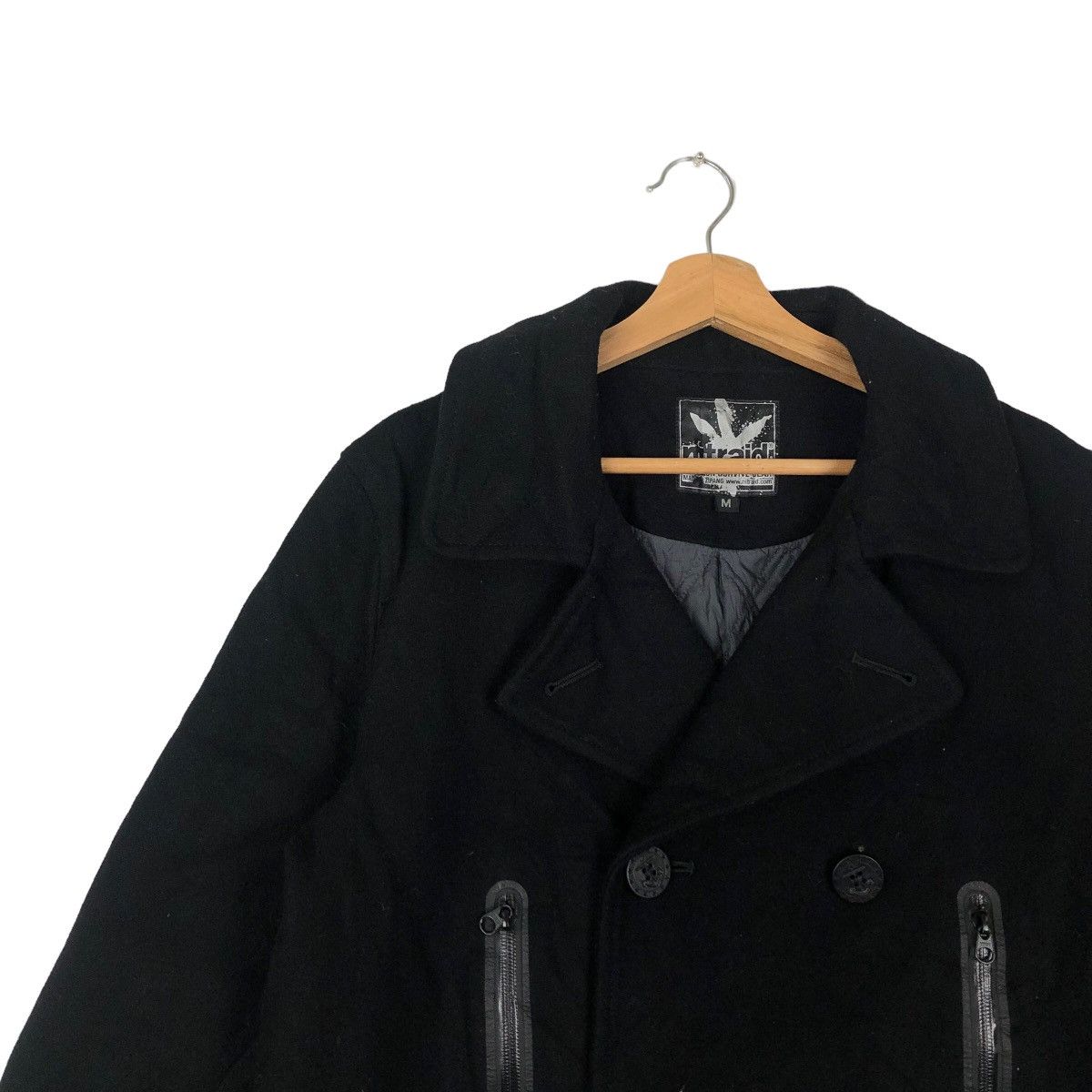 Japanese Brand VINTAGE WOOL JACKET DOUBLE BREAST NITRAID ISSEY MIYAKE Size US M / EU 48-50 / 2 - 6 Thumbnail