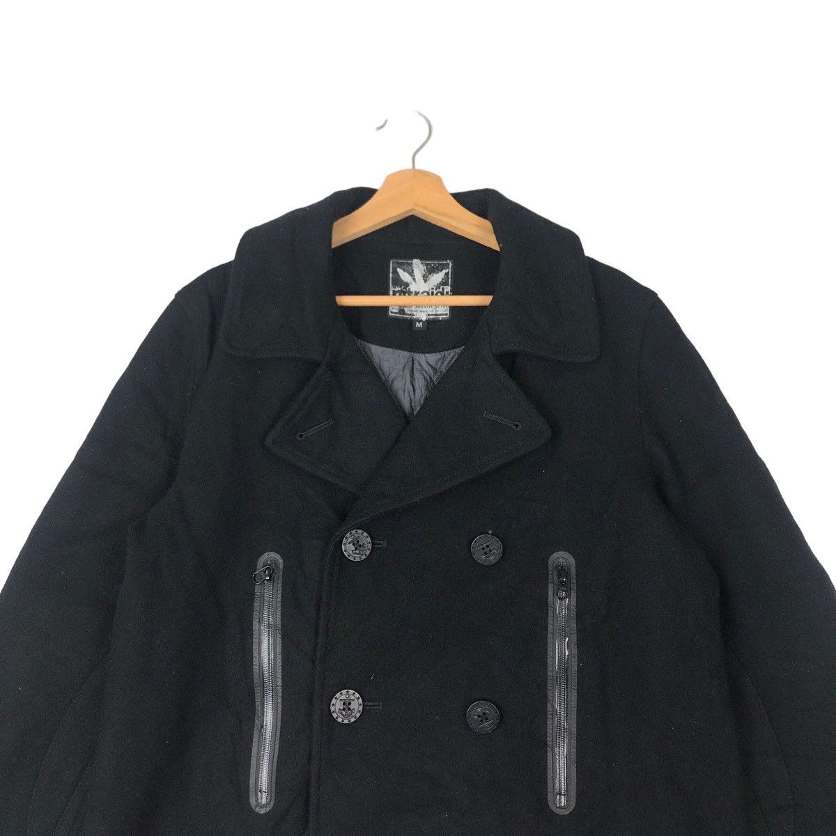 Japanese Brand VINTAGE WOOL JACKET DOUBLE BREAST NITRAID ISSEY MIYAKE Size US M / EU 48-50 / 2 - 2 Thumbnail