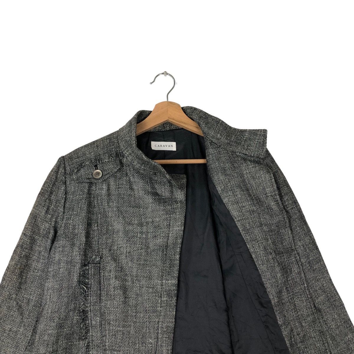 Japanese Brand VINTAGE CROPPED JACKET CARAVAN DISTRESSED DESIGN Size US M / EU 48-50 / 2 - 10 Thumbnail