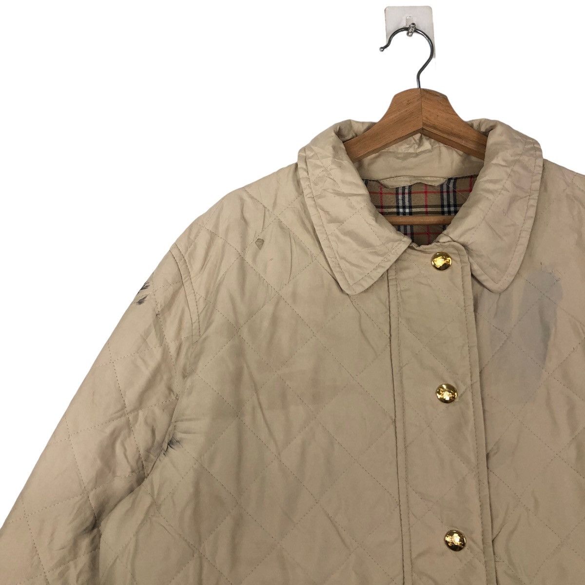 Burberry VINTAGE BURBERRYS LIGHT PUFFER DOWN JACKET NOVA CHECK DESIGN Size US M / EU 48-50 / 2 - 6 Thumbnail