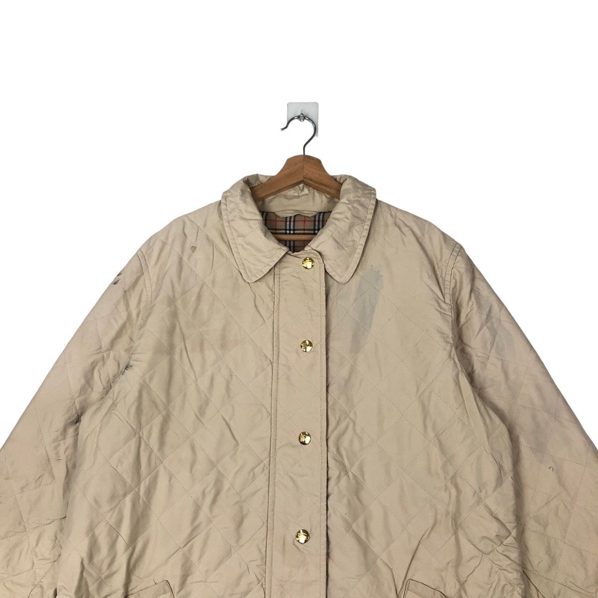 Burberry VINTAGE BURBERRYS LIGHT PUFFER DOWN JACKET NOVA CHECK DESIGN Size US M / EU 48-50 / 2 - 2 Thumbnail
