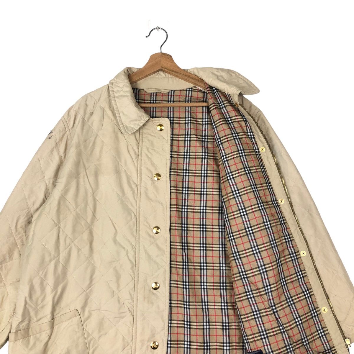 Burberry VINTAGE BURBERRYS LIGHT PUFFER DOWN JACKET NOVA CHECK DESIGN Size US M / EU 48-50 / 2 - 10 Thumbnail