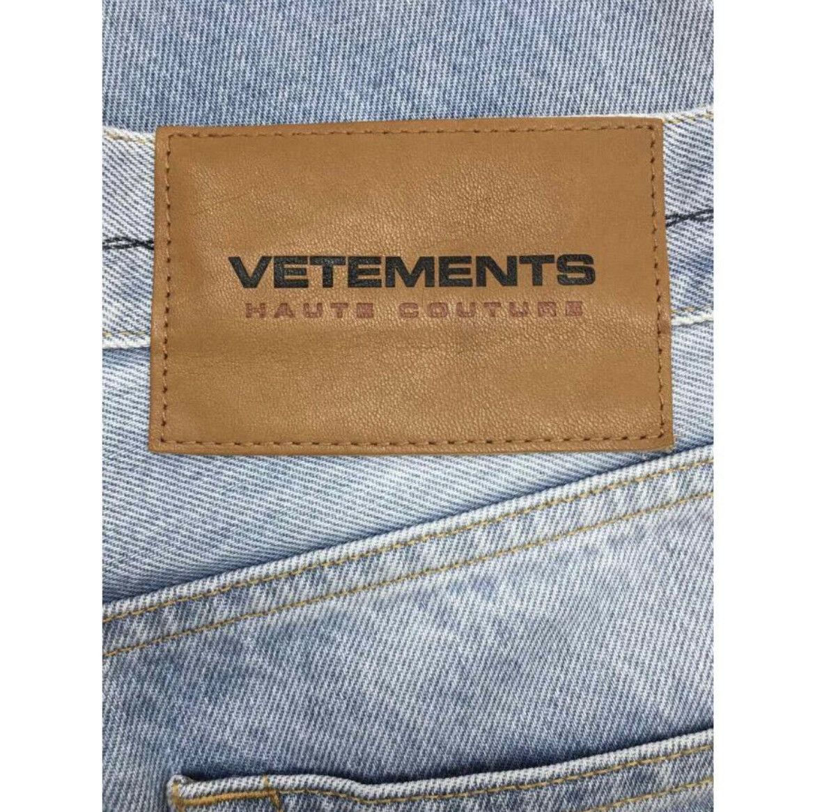 Vetements VETEMENTS 21SS COUTURE STRAIGHT LEG DENIM size M Size US 32 / EU 48 - 4 Thumbnail
