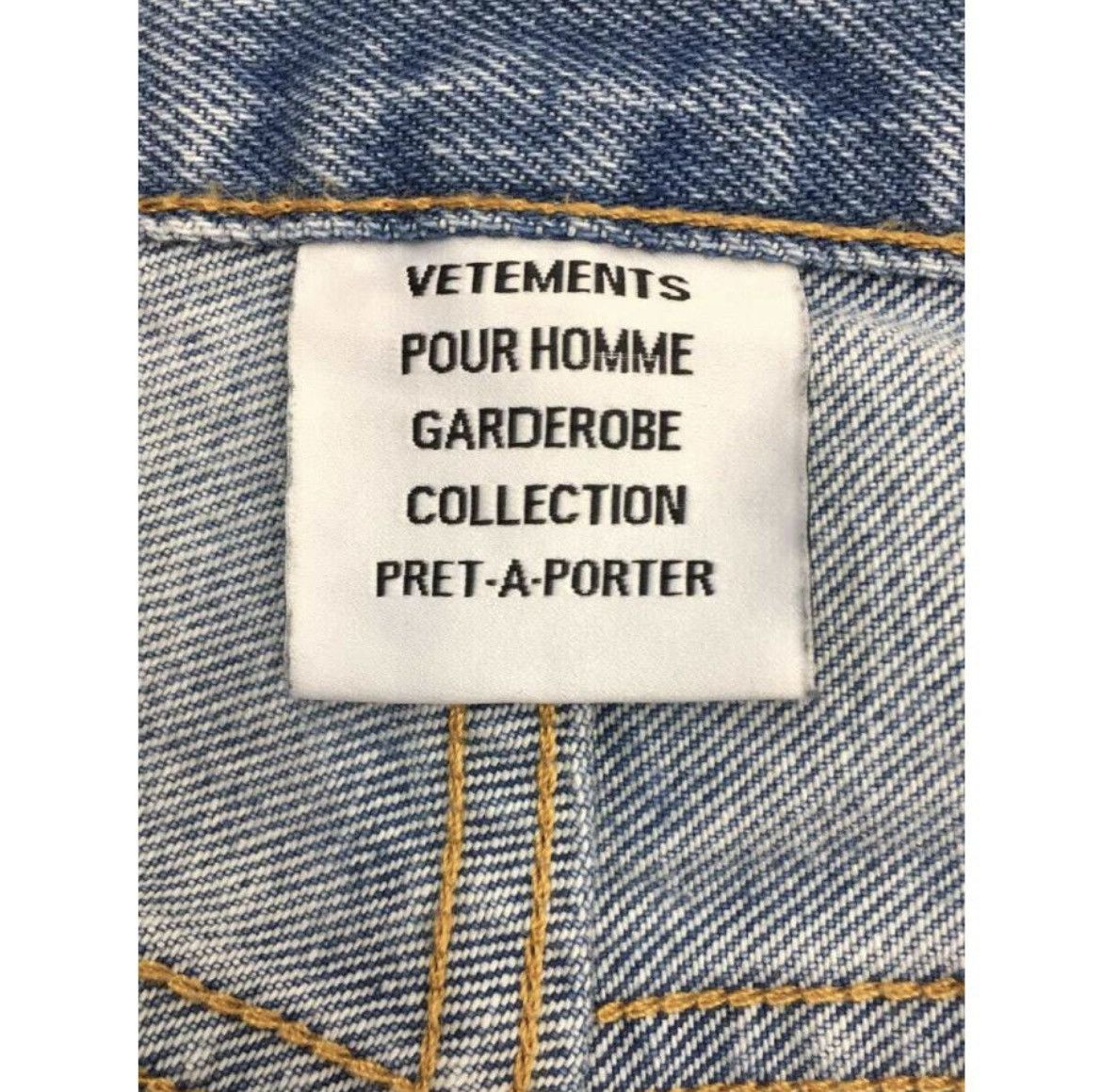 Vetements VETEMENTS 21SS COUTURE STRAIGHT LEG DENIM size M Size US 32 / EU 48 - 6 Thumbnail