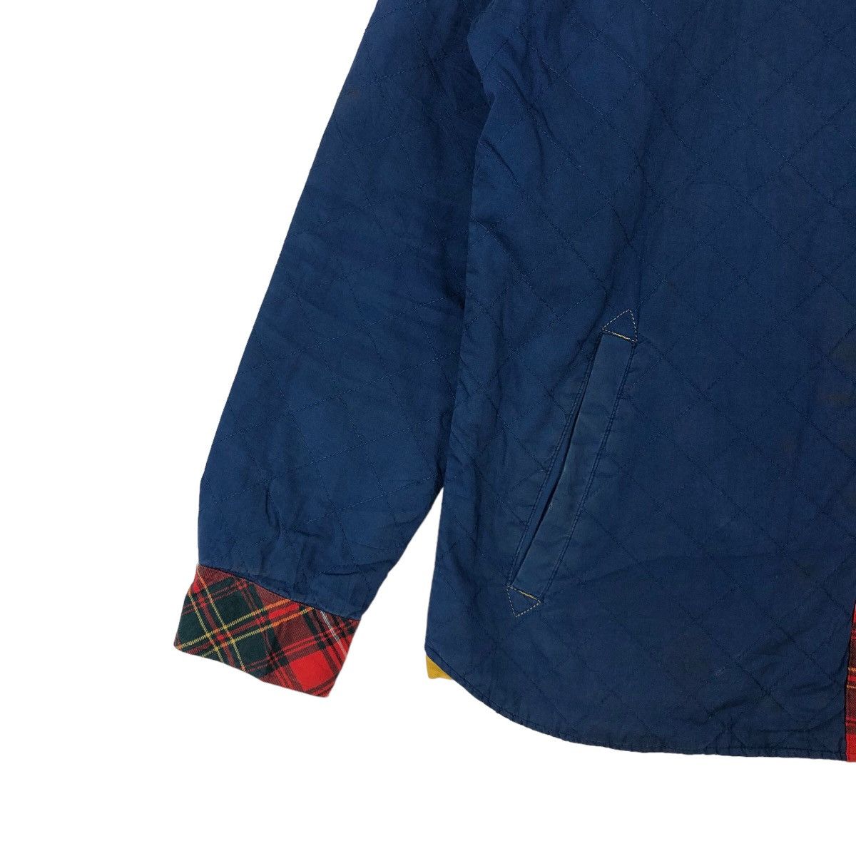 Japanese Brand VINTAGE REVERSIBLE BOMBER JACKET FRED PERRY WORK TARTAN Size US XL / EU 56 / 4 - 3 Thumbnail