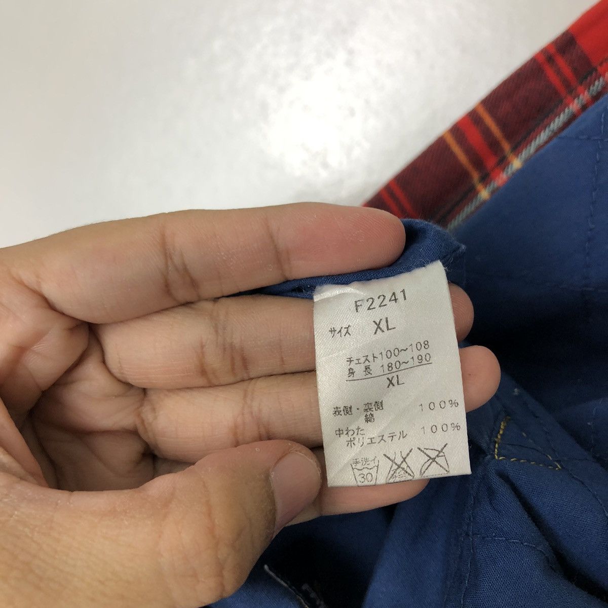 Japanese Brand VINTAGE REVERSIBLE BOMBER JACKET FRED PERRY WORK TARTAN Size US XL / EU 56 / 4 - 20 Thumbnail