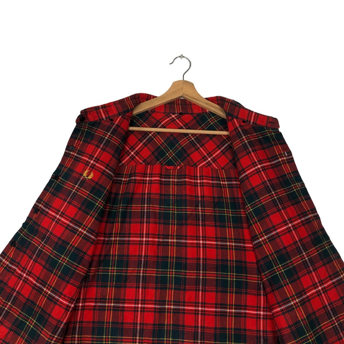 Japanese Brand VINTAGE REVERSIBLE BOMBER JACKET FRED PERRY WORK TARTAN Size US XL / EU 56 / 4 - 11 Thumbnail