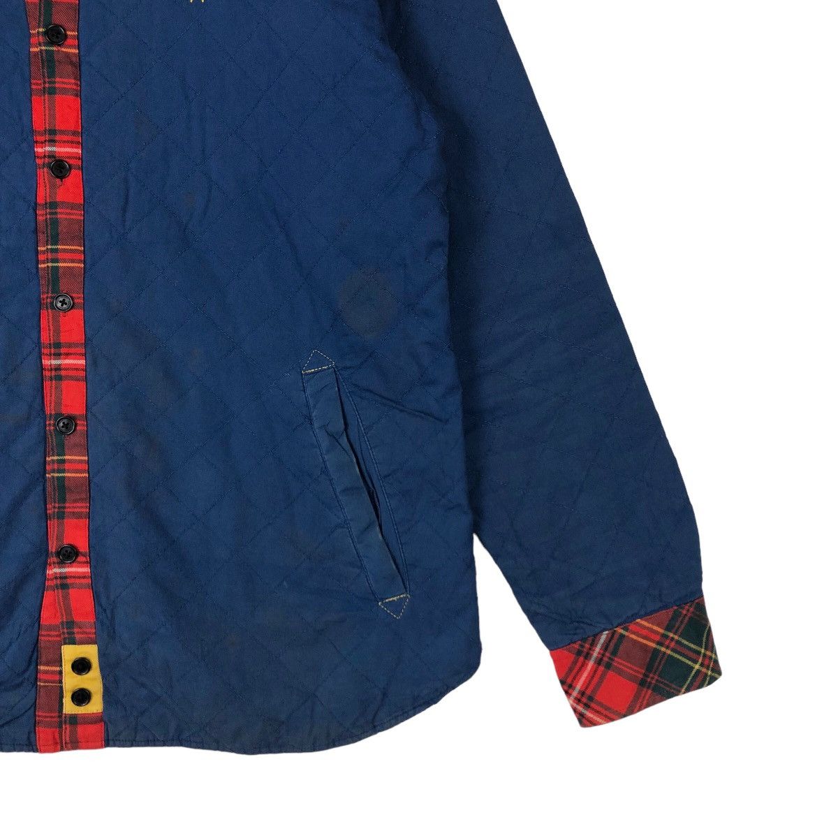 Japanese Brand VINTAGE REVERSIBLE BOMBER JACKET FRED PERRY WORK TARTAN Size US XL / EU 56 / 4 - 4 Thumbnail