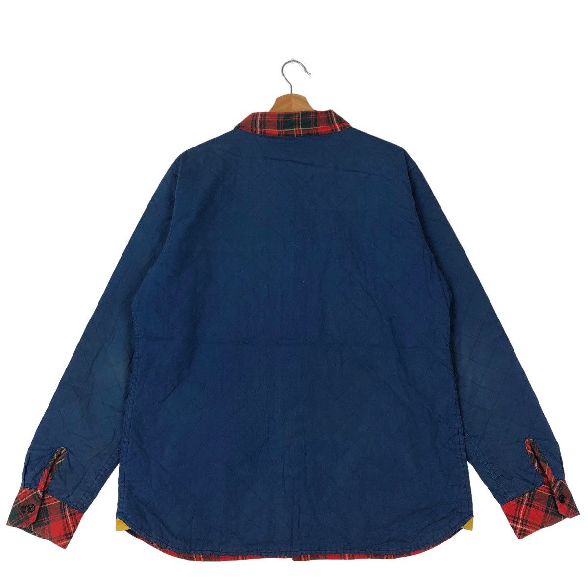 Japanese Brand VINTAGE REVERSIBLE BOMBER JACKET FRED PERRY WORK TARTAN Size US XL / EU 56 / 4 - 7 Thumbnail
