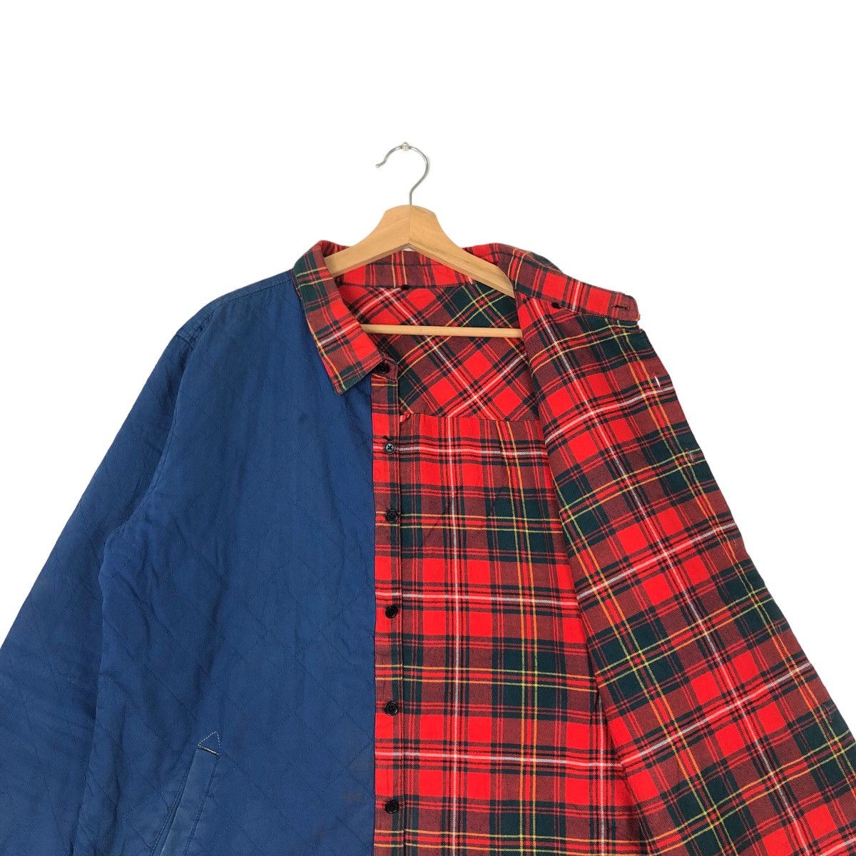 Japanese Brand VINTAGE REVERSIBLE BOMBER JACKET FRED PERRY WORK TARTAN Size US XL / EU 56 / 4 - 10 Thumbnail