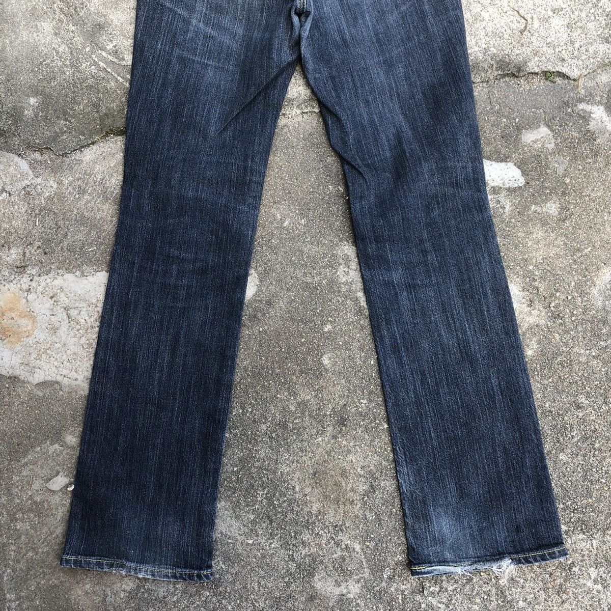 Japanese Brand 🔥Rare🔥🇯🇵Vintage HushHush Rips Distress Denim Jeans Size 31" - 6 Thumbnail