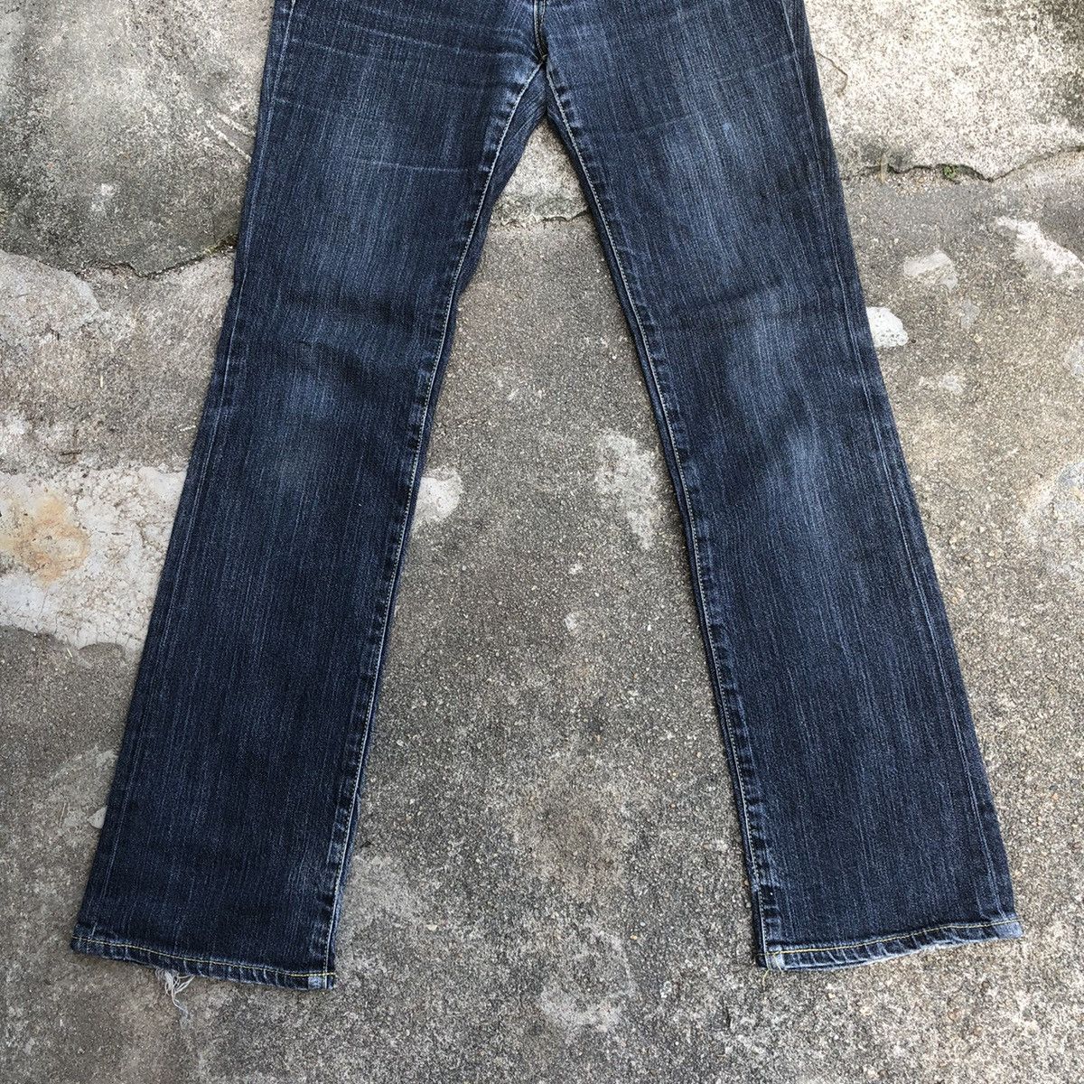 Japanese Brand 🔥Rare🔥🇯🇵Vintage HushHush Rips Distress Denim Jeans Size 31" - 3 Thumbnail