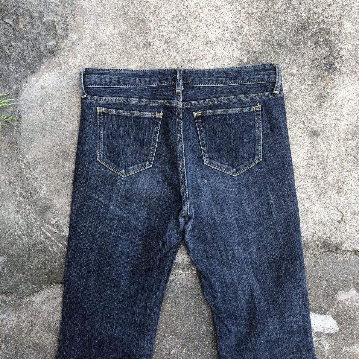 Japanese Brand 🔥Rare🔥🇯🇵Vintage HushHush Rips Distress Denim Jeans Size 31" - 5 Thumbnail