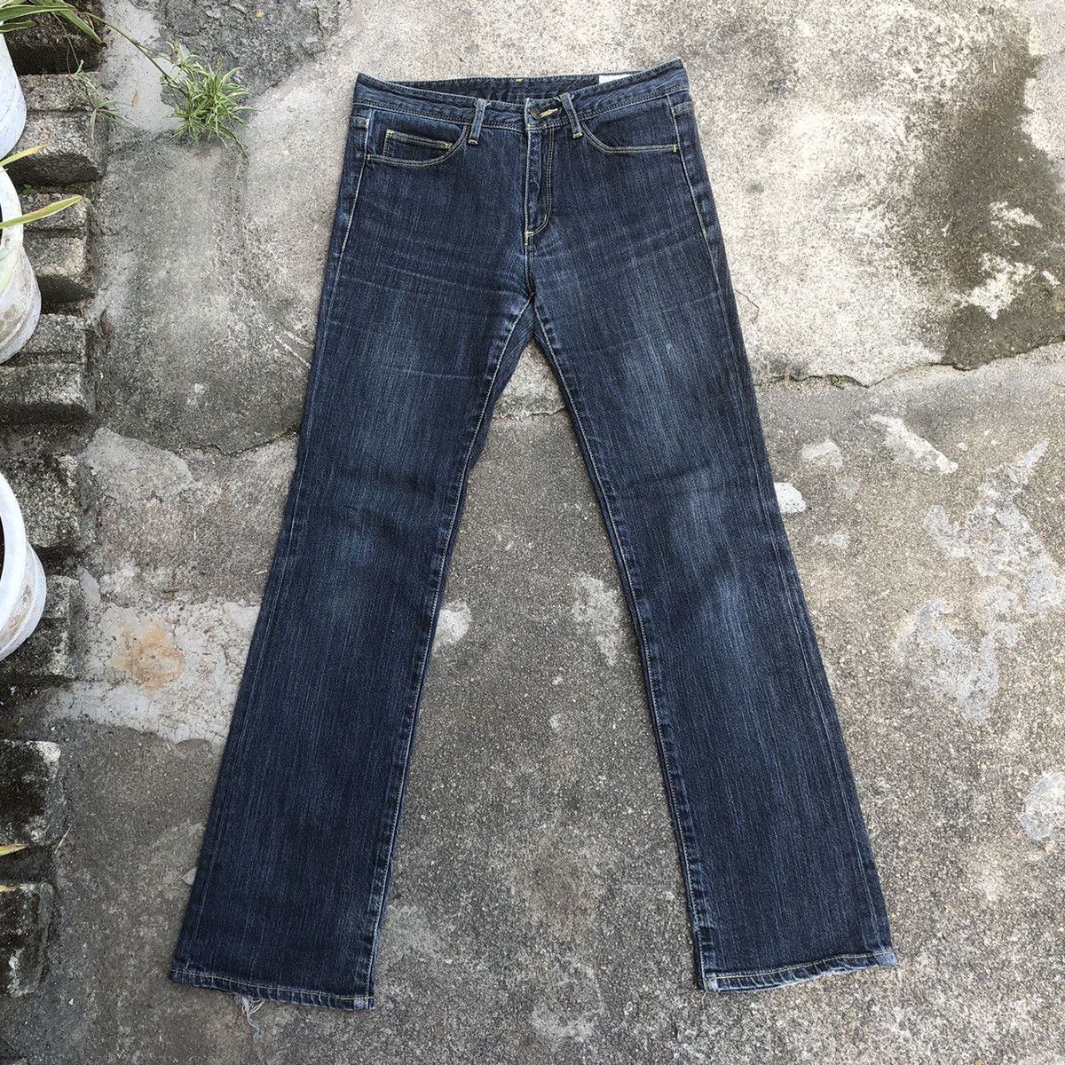 Japanese Brand 🔥Rare🔥🇯🇵Vintage HushHush Rips Distress Denim Jeans Size 31" - 1 Thumbnail