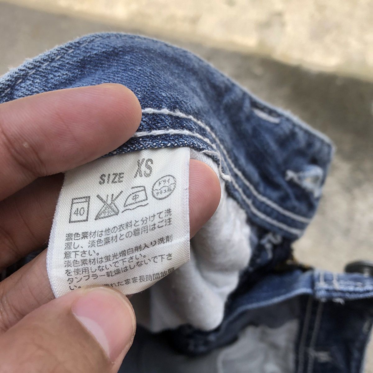 Levi's × Vintage 🔥Rare🔥Levis Stoned Wash Rips Distresss Cropped Jeans Size 29" - 12 Thumbnail