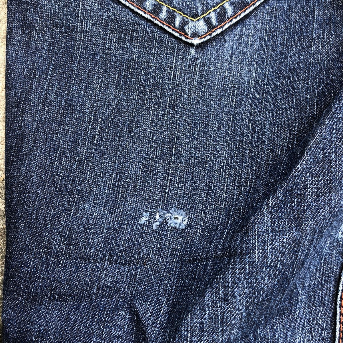 Levi's × Vintage 🔥Rare🔥Levis Stoned Wash Rips Distress Cropped Denim Jeans Size 30" / US 8 / IT 44 - 9 Thumbnail