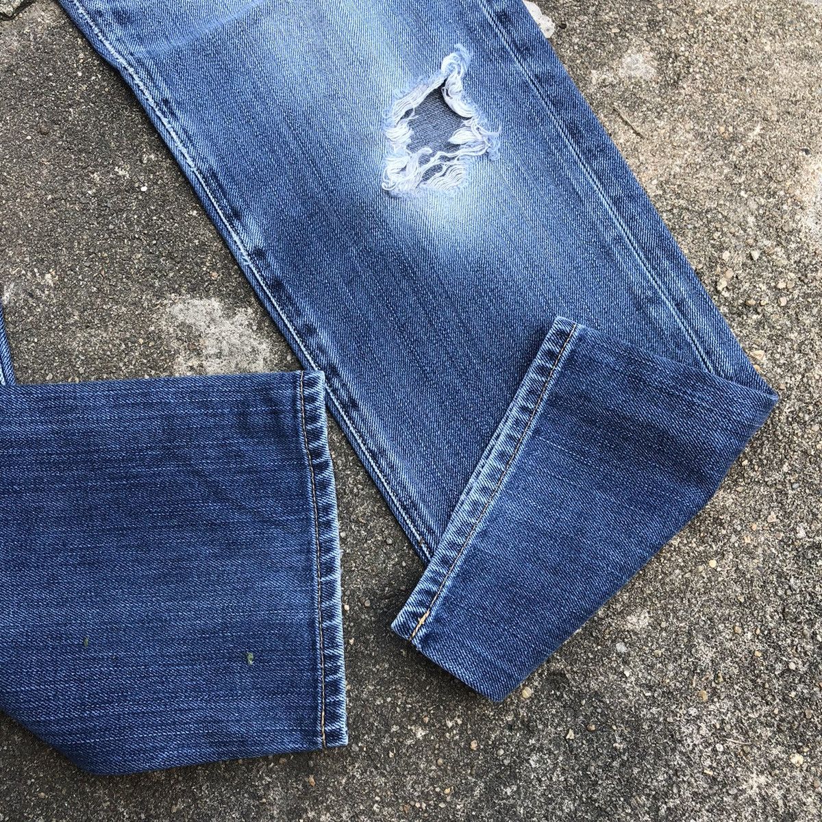 Levi's × Vintage 🔥Rare🔥Levis Lady Style Stoned Wash Rips Distress Denim Jeans Size 27" / US 4 / IT 40 - 7 Thumbnail