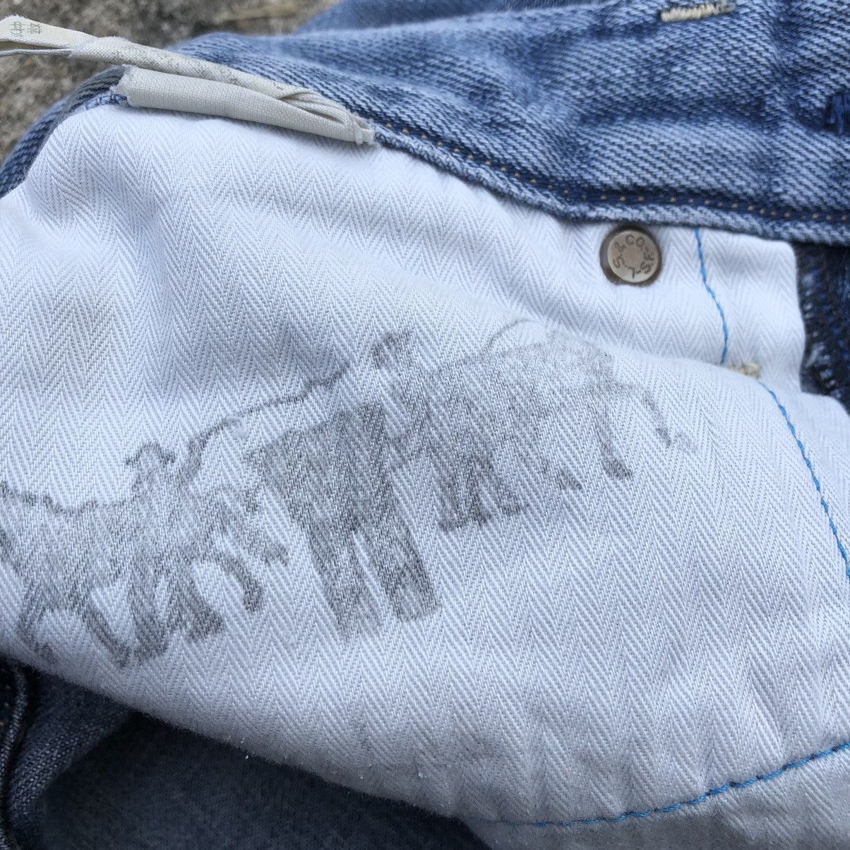 Levi's × Vintage 🔥Rare🔥Levis Lady Style Stoned Wash Rips Distress Denim Jeans Size 27" / US 4 / IT 40 - 15 Thumbnail
