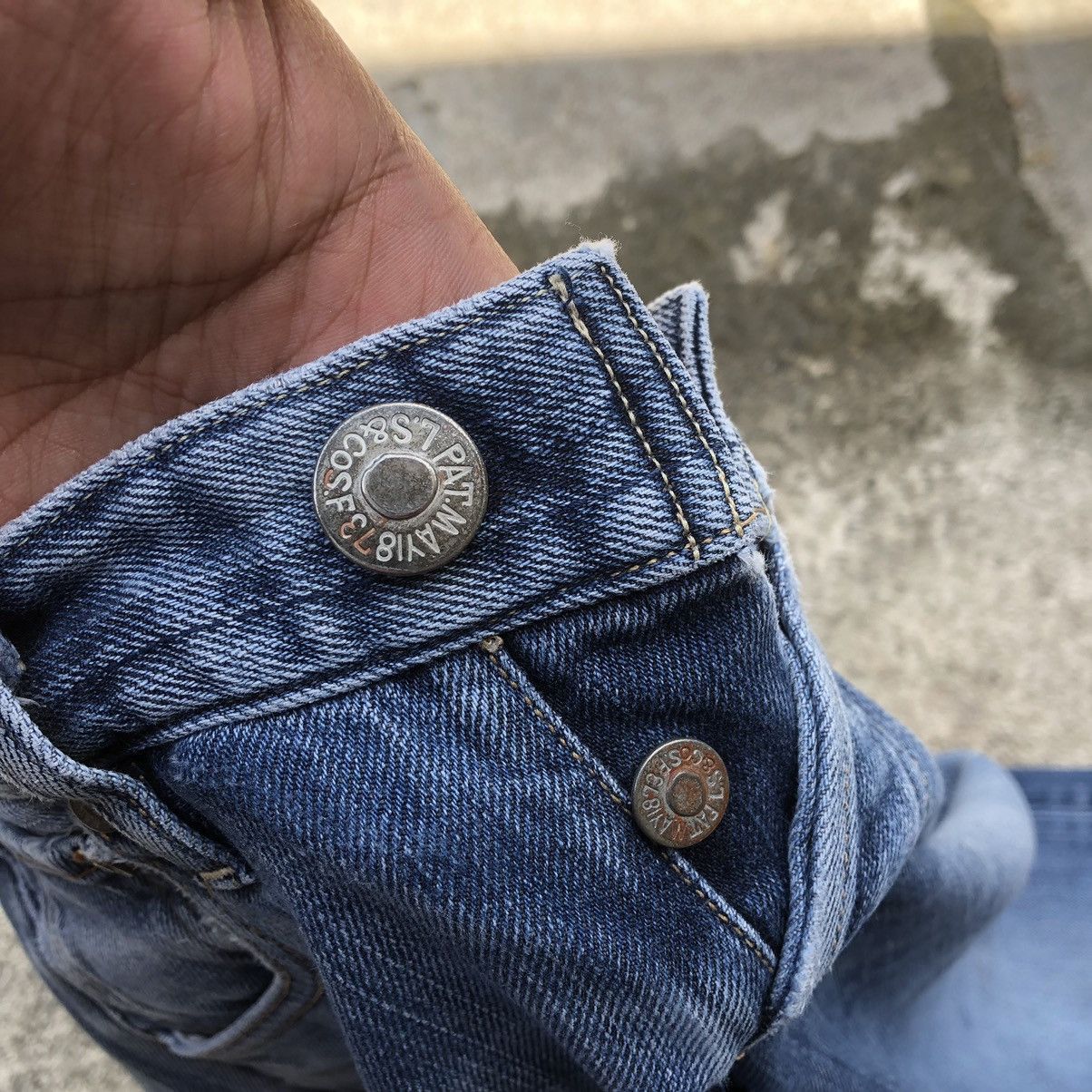 Levi's × Vintage 🔥Rare🔥Levis Lady Style Stoned Wash Rips Distress Denim Jeans Size 27" / US 4 / IT 40 - 13 Thumbnail