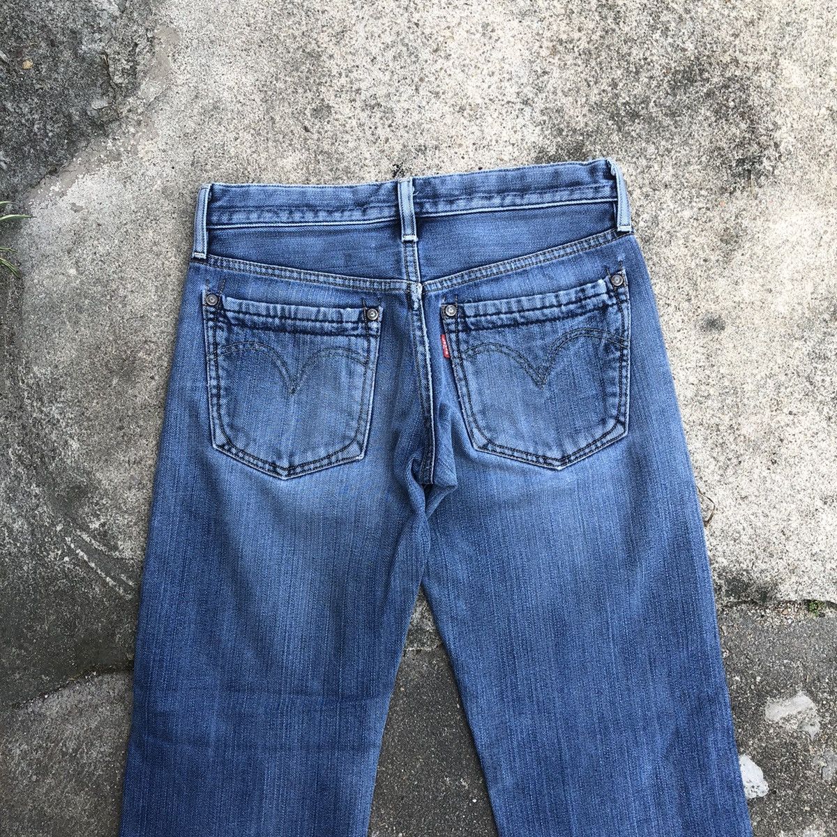 Levi's × Vintage 🔥Rare🔥Levis Lady Style Stoned Wash Rips Distress Denim Jeans Size 27" / US 4 / IT 40 - 5 Thumbnail
