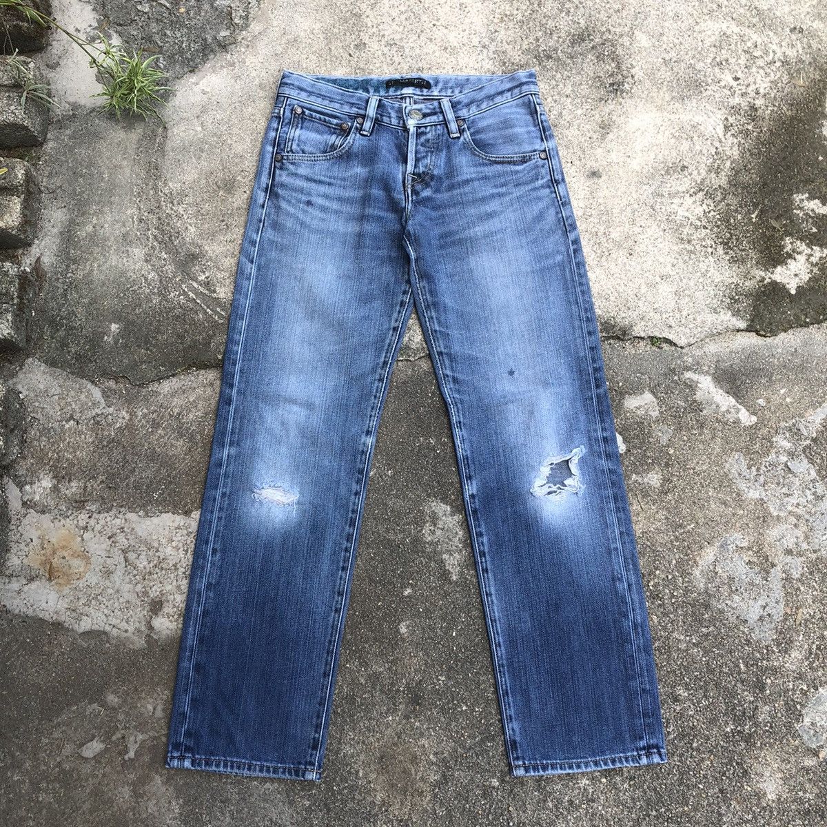 Levi's × Vintage 🔥Rare🔥Levis Lady Style Stoned Wash Rips Distress Denim Jeans Size 27" / US 4 / IT 40 - 1 Thumbnail