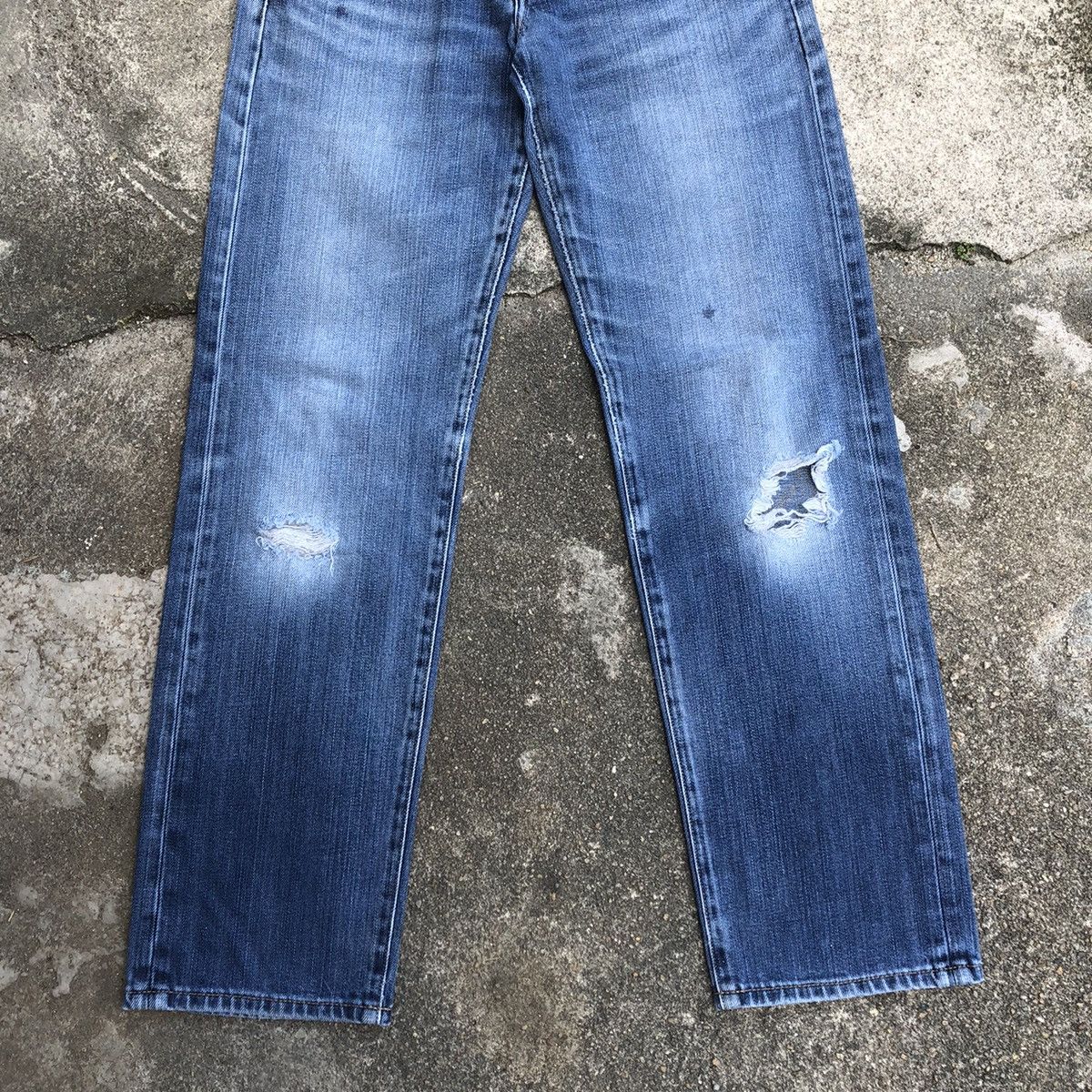 Levi's × Vintage 🔥Rare🔥Levis Lady Style Stoned Wash Rips Distress Denim Jeans Size 27" / US 4 / IT 40 - 3 Thumbnail