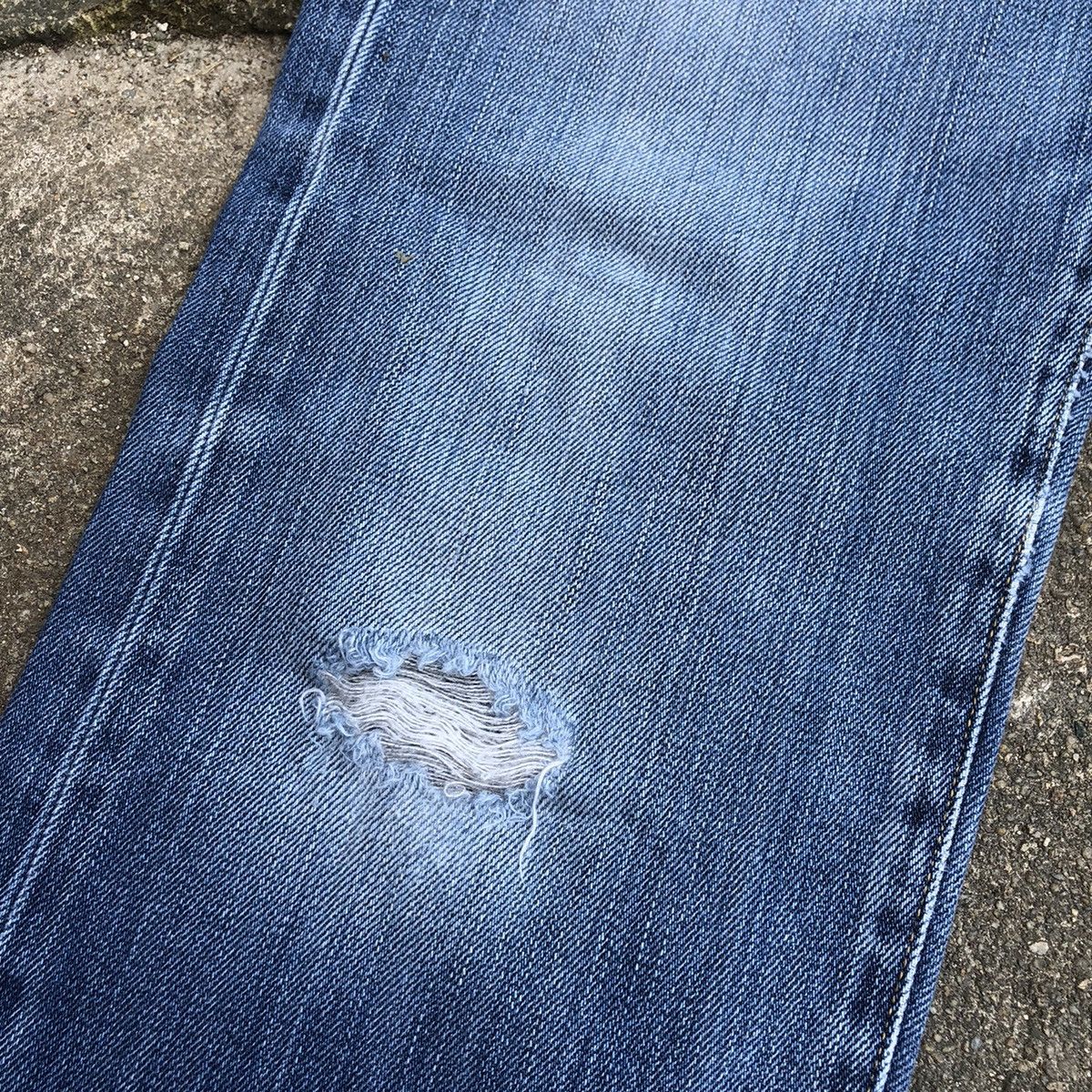 Levi's × Vintage 🔥Rare🔥Levis Lady Style Stoned Wash Rips Distress Denim Jeans Size 27" / US 4 / IT 40 - 9 Thumbnail