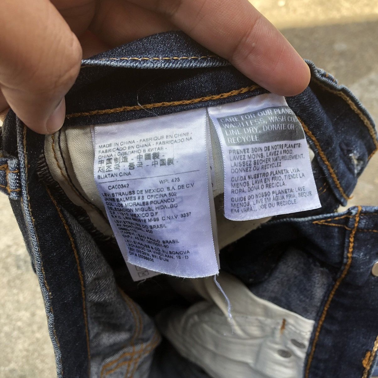 Levi's × Vintage 🔥Rare🔥Vintage Levis Stoned Wash Rips Distress Denim Jeans Size 28" / US 6 / IT 42 - 14 Thumbnail