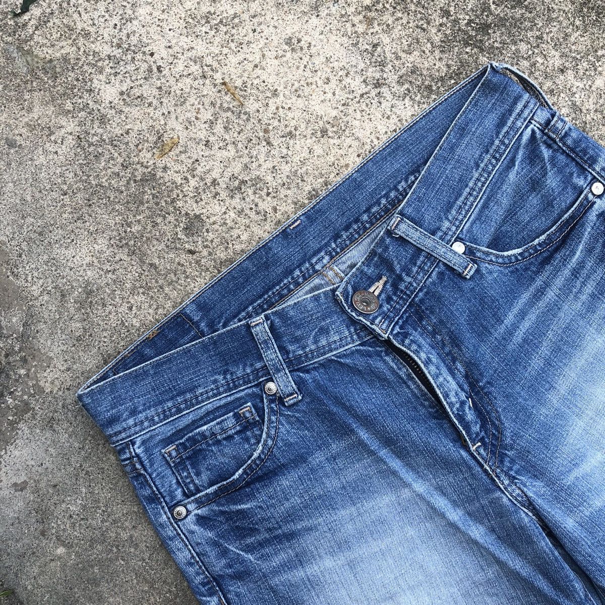Levi's × Vintage 🔥Rare🔥Levis 535 Stoned Wash Rips Distress Denim Jeans Size 30" / US 8 / IT 44 - 10 Thumbnail