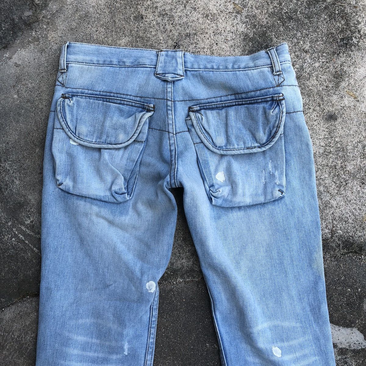Japanese Brand 🔥Sick🔥🇯🇵SVS Splash Paint Punk Styles Zipper Rips Dirty Jeans Size 30" / US 8 / IT 44 - 5 Thumbnail