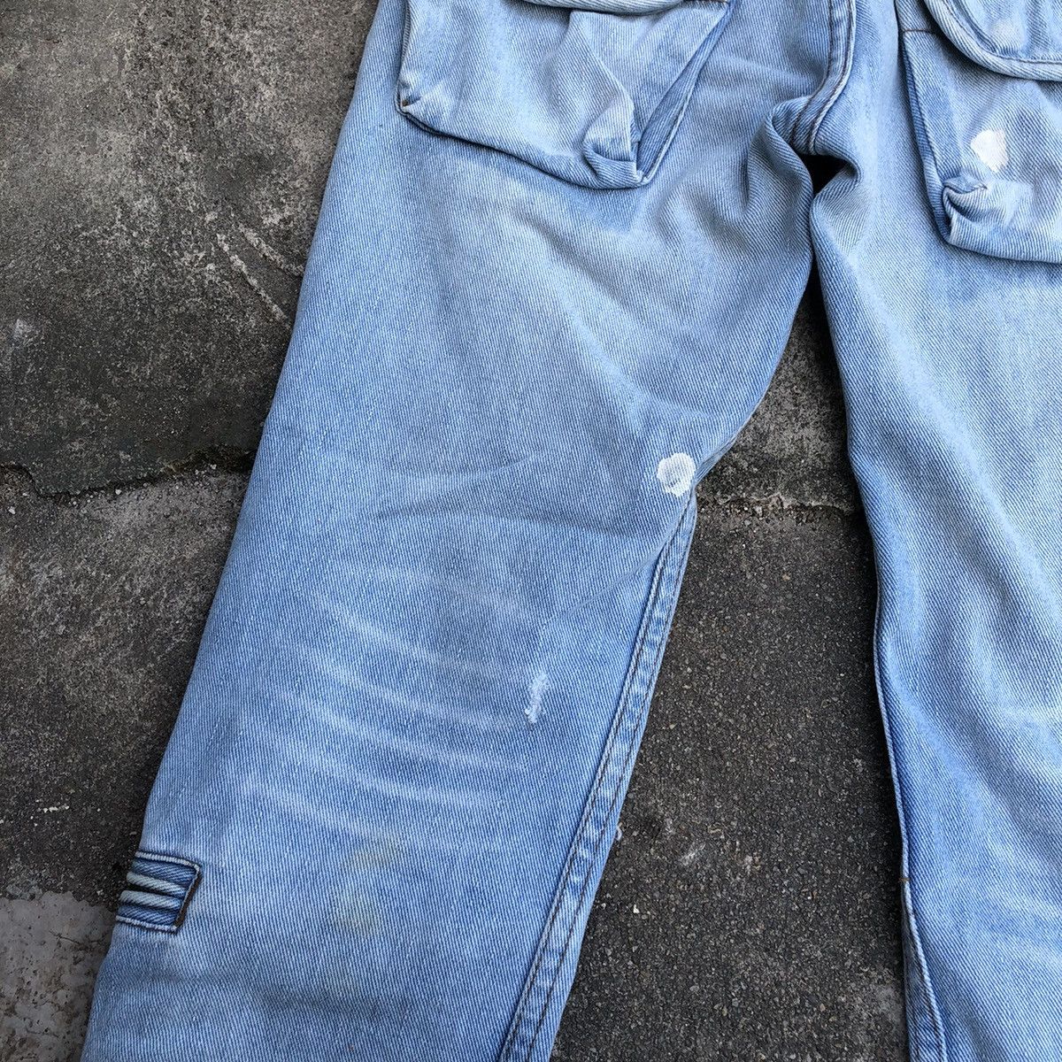 Japanese Brand 🔥Sick🔥🇯🇵SVS Splash Paint Punk Styles Zipper Rips Dirty Jeans Size 30" / US 8 / IT 44 - 15 Thumbnail