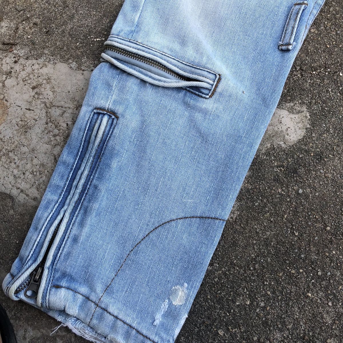 Japanese Brand 🔥Sick🔥🇯🇵SVS Splash Paint Punk Styles Zipper Rips Dirty Jeans Size 30" / US 8 / IT 44 - 11 Thumbnail