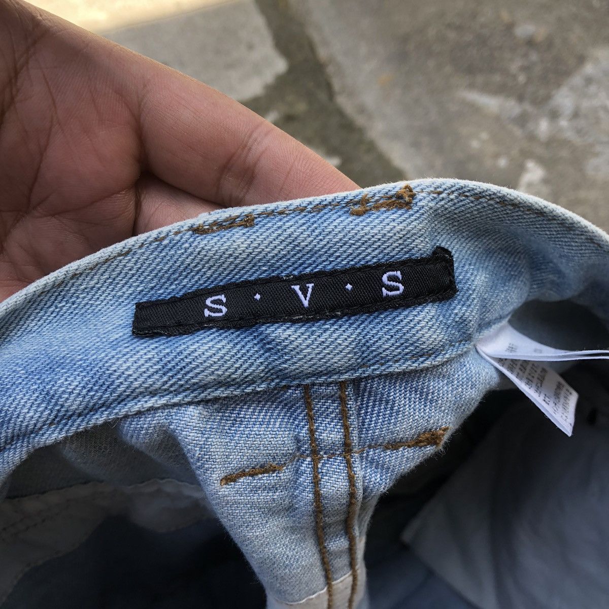 Japanese Brand 🔥Sick🔥🇯🇵SVS Splash Paint Punk Styles Zipper Rips Dirty Jeans Size 30" / US 8 / IT 44 - 21 Thumbnail