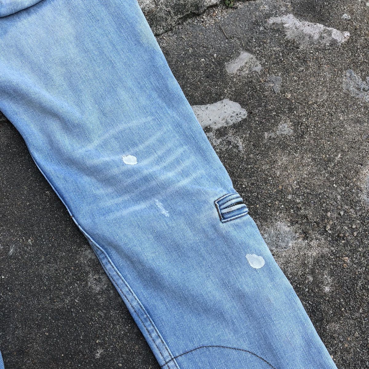 Japanese Brand 🔥Sick🔥🇯🇵SVS Splash Paint Punk Styles Zipper Rips Dirty Jeans Size 30" / US 8 / IT 44 - 14 Thumbnail