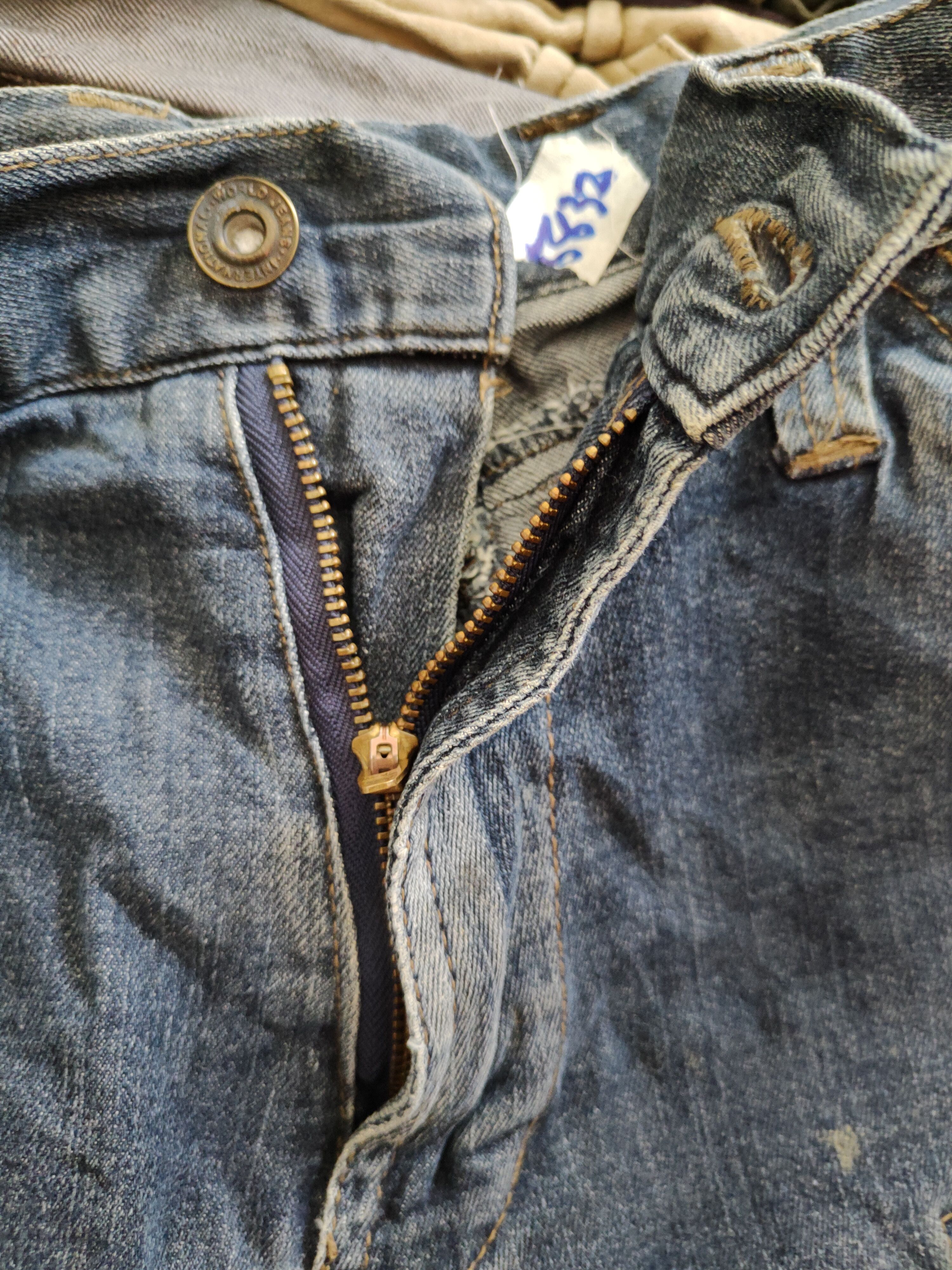 Japanese Brand DL Japan custom pocket Dark Blue Faded Denim Pants #S526 Size US 32 / EU 48 - 6 Thumbnail
