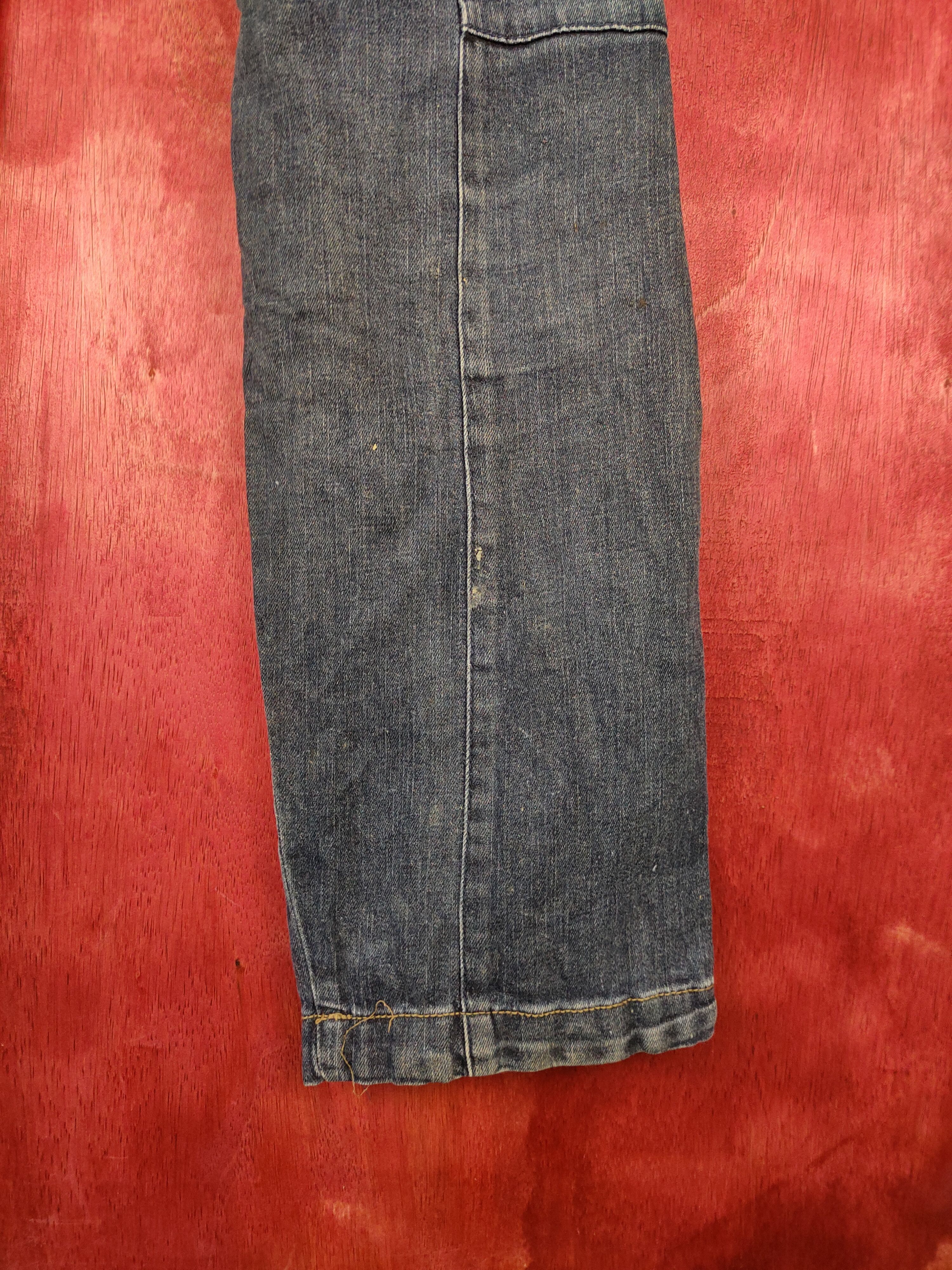 Japanese Brand DL Japan custom pocket Dark Blue Faded Denim Pants #S526 Size US 32 / EU 48 - 5 Thumbnail