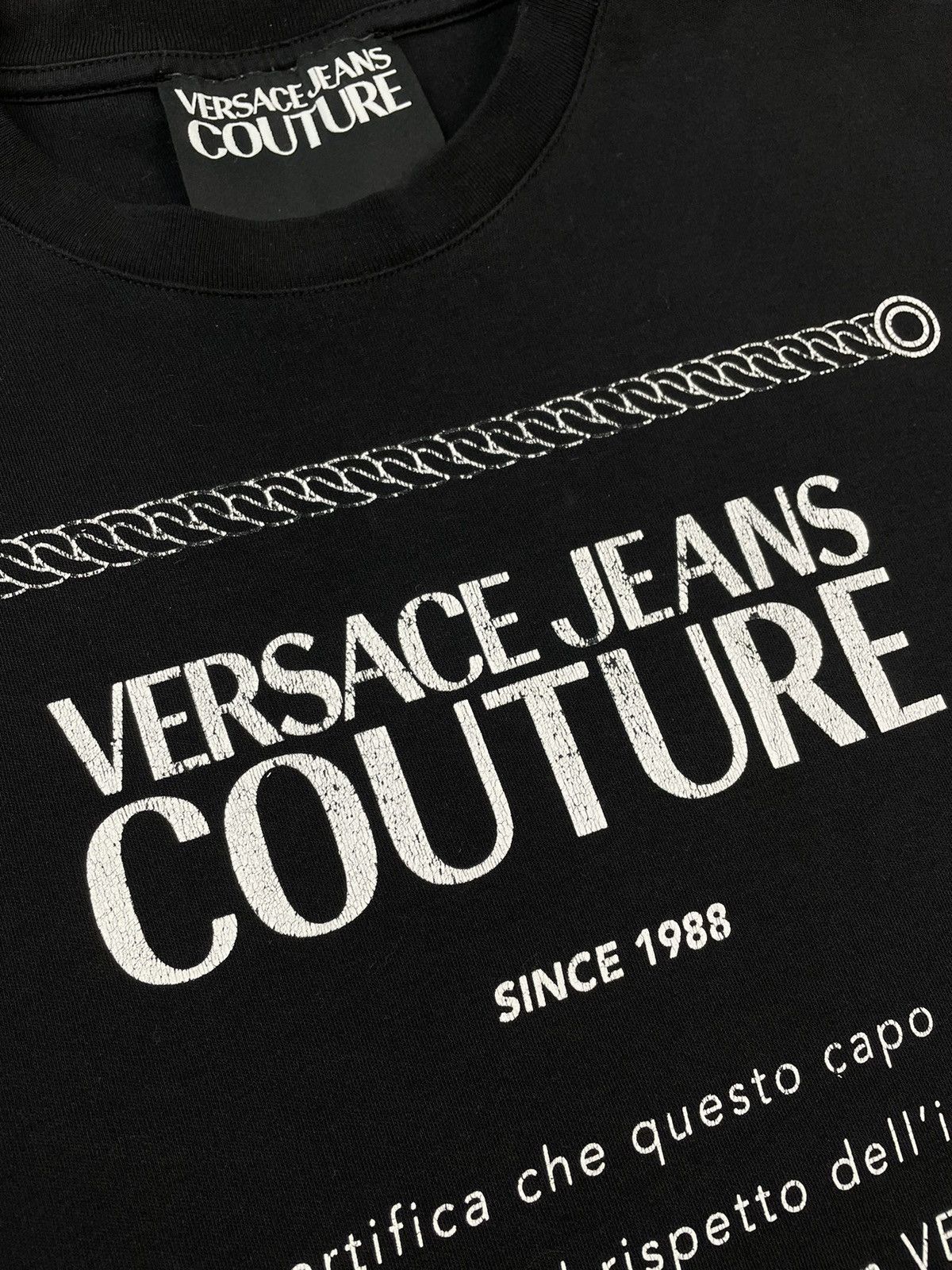 Versace × Versace Jeans Couture Versace Jeans Couture T-shirt Big Logo Size US XS / EU 42 / 0 - 4 Thumbnail