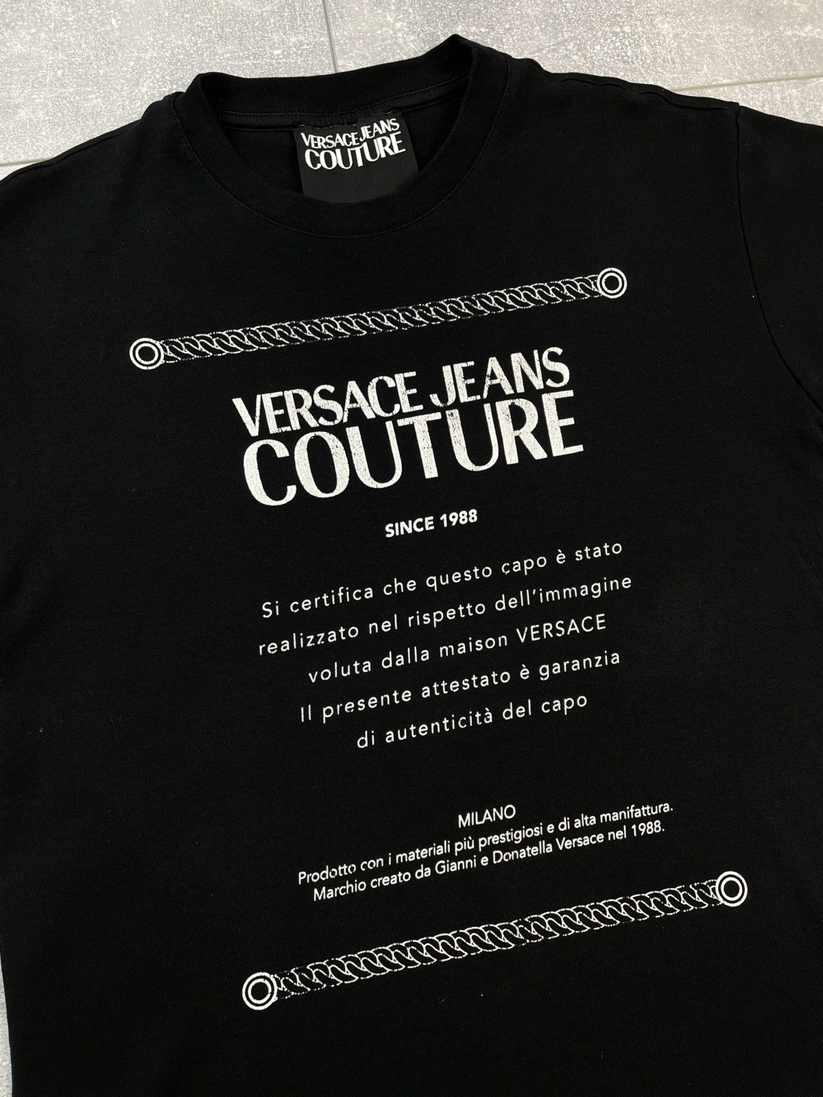 Versace × Versace Jeans Couture Versace Jeans Couture T-shirt Big Logo Size US XS / EU 42 / 0 - 3 Thumbnail