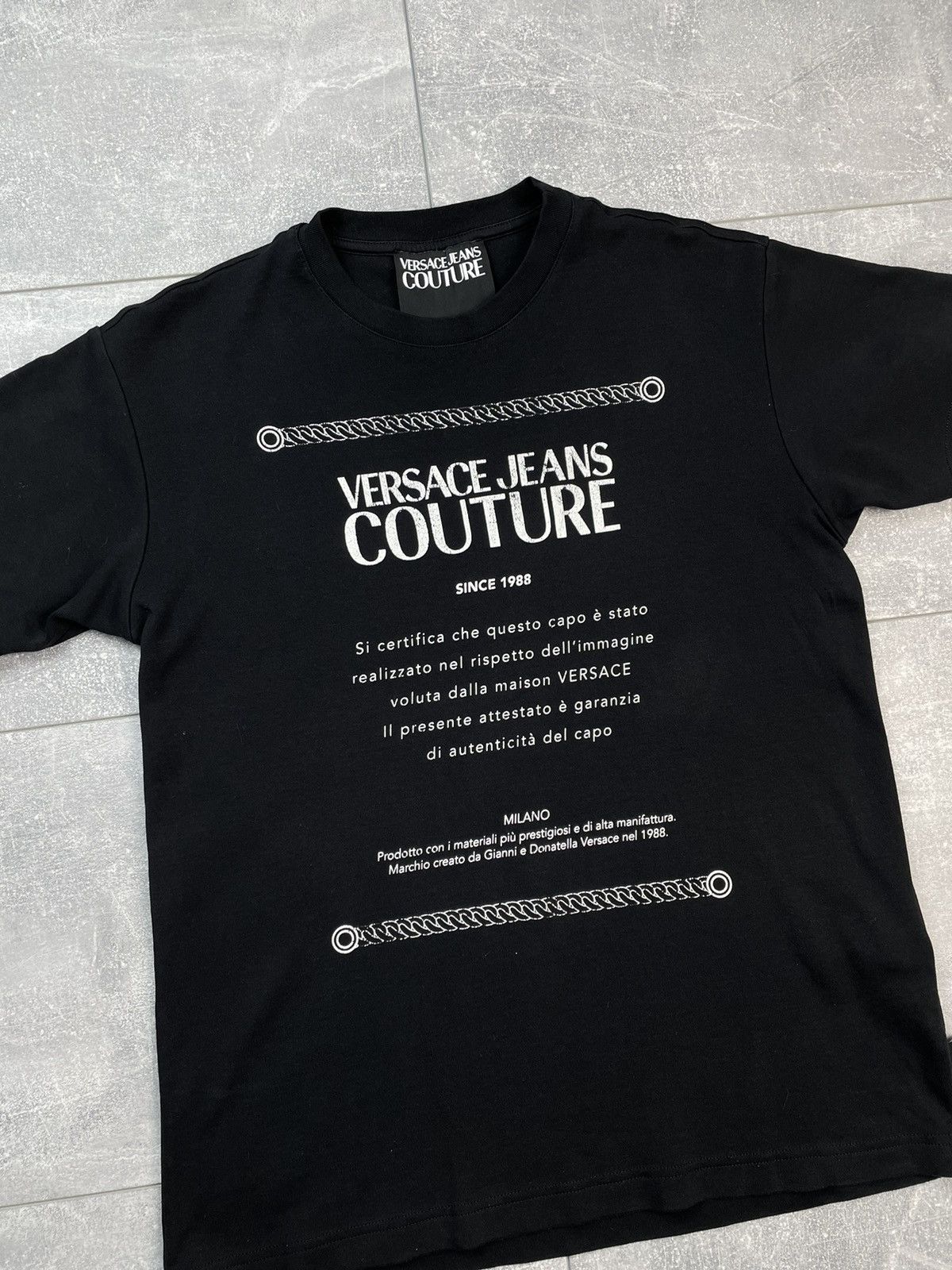 Versace × Versace Jeans Couture Versace Jeans Couture T-shirt Big Logo Size US XS / EU 42 / 0 - 2 Thumbnail