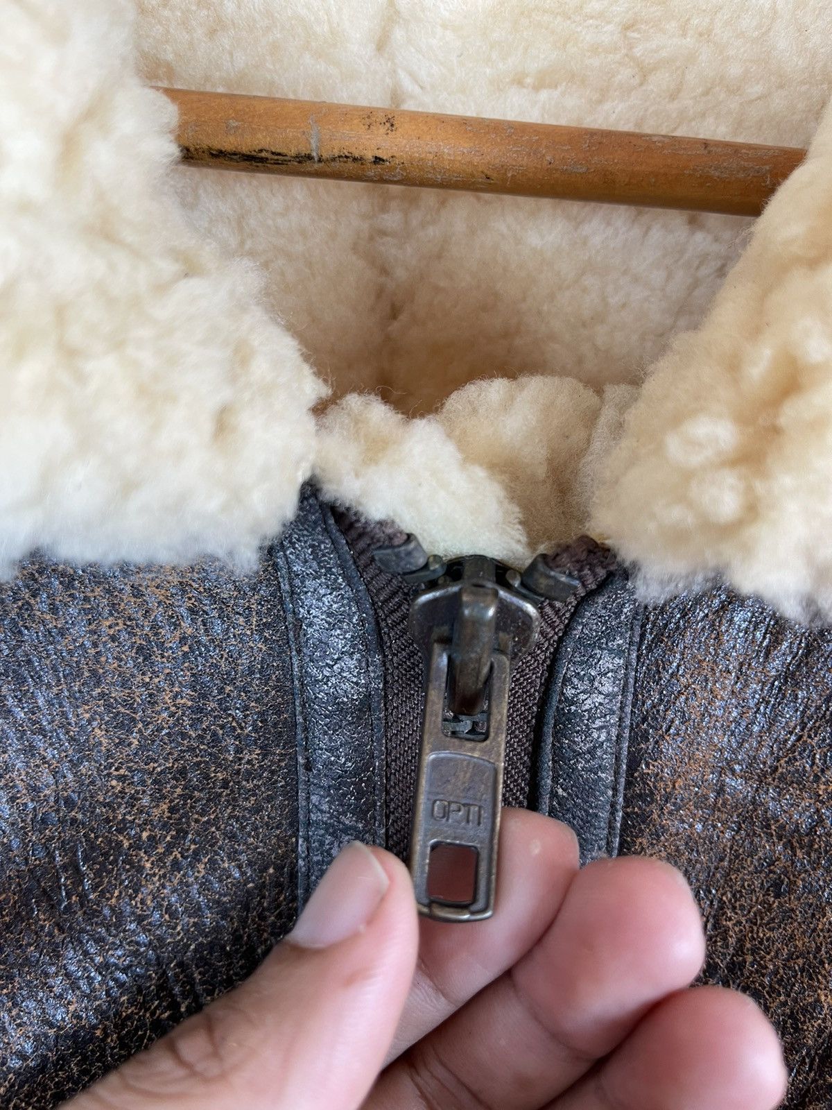 Vintage ❌MUST GONE🚀B3 LAMBSKIN Shearling Jacket OPTI LOLD ANTHONY Size US M / EU 48-50 / 2 - 9 Thumbnail