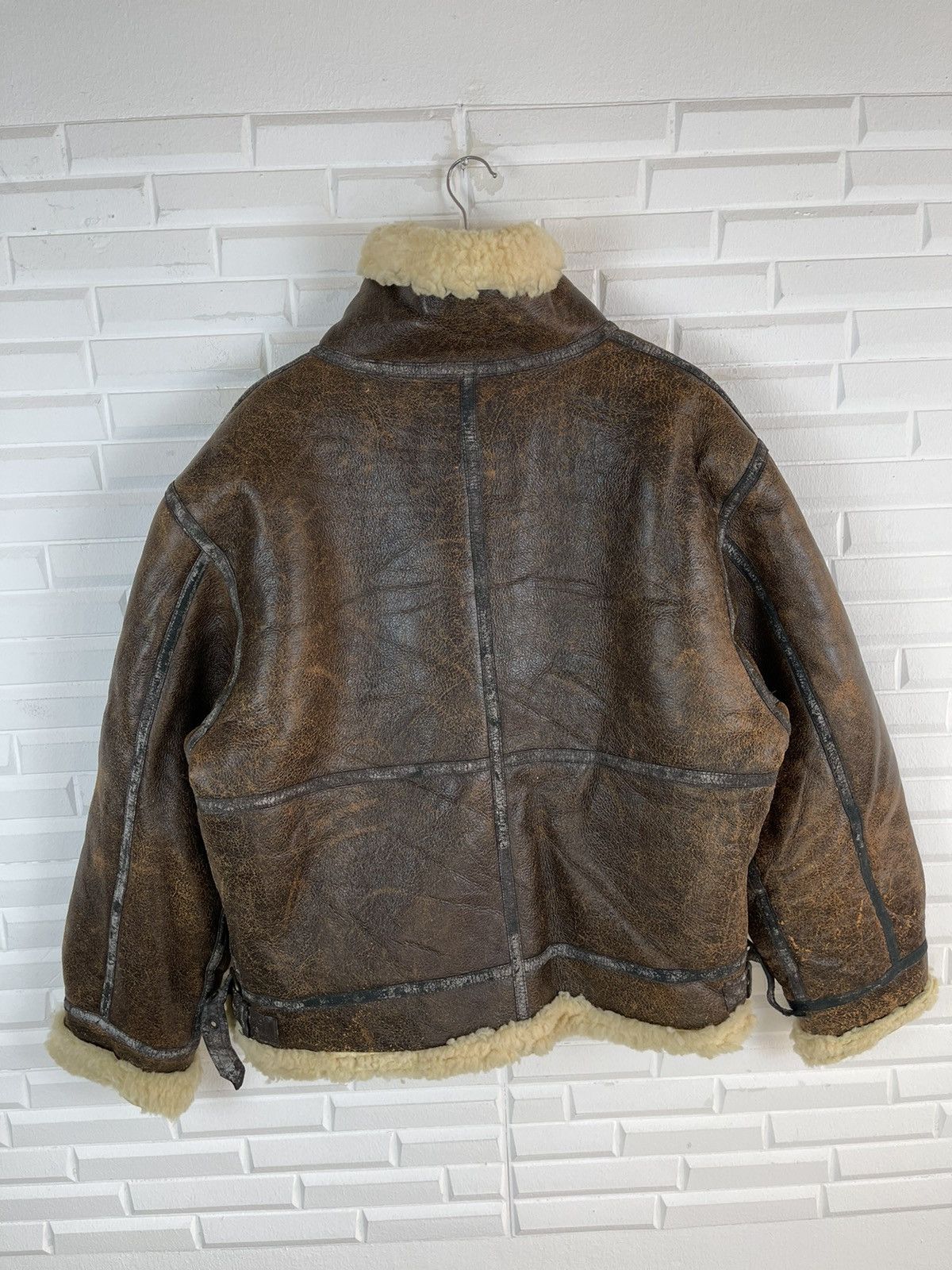 Vintage ❌MUST GONE🚀B3 LAMBSKIN Shearling Jacket OPTI LOLD ANTHONY Size US M / EU 48-50 / 2 - 3 Thumbnail