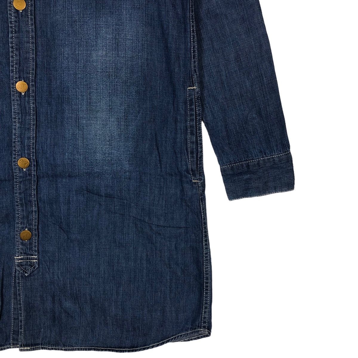 Indigo VINTAGE UNION MADE LEE SANFORIZED SHRUNK INDIGO DENIM JACKET Size US L / EU 52-54 / 3 - 4 Thumbnail