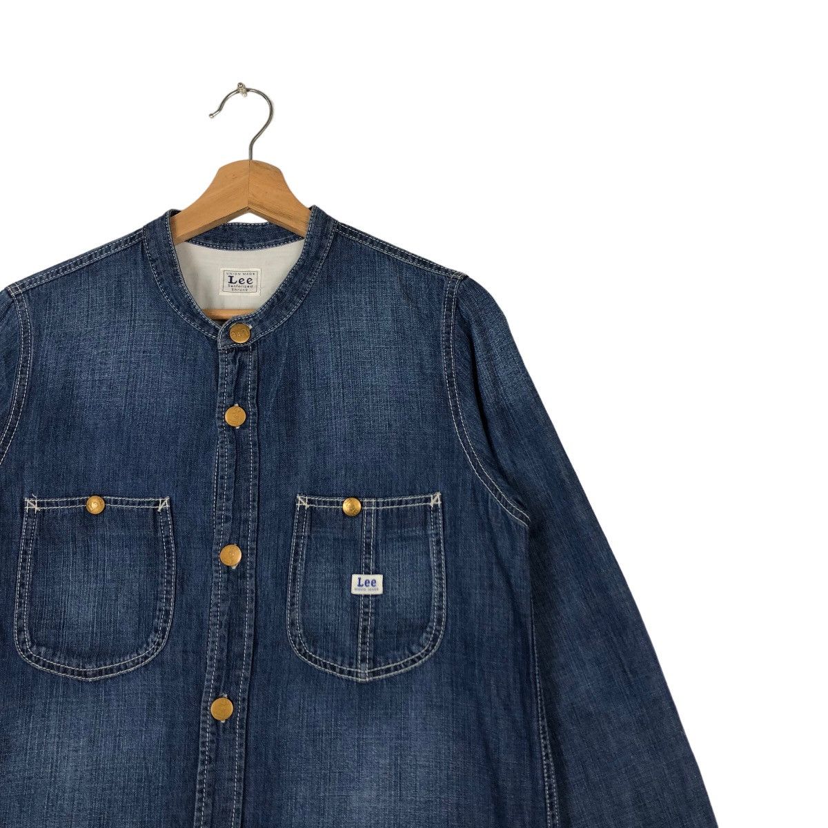 Indigo VINTAGE UNION MADE LEE SANFORIZED SHRUNK INDIGO DENIM JACKET Size US L / EU 52-54 / 3 - 5 Thumbnail