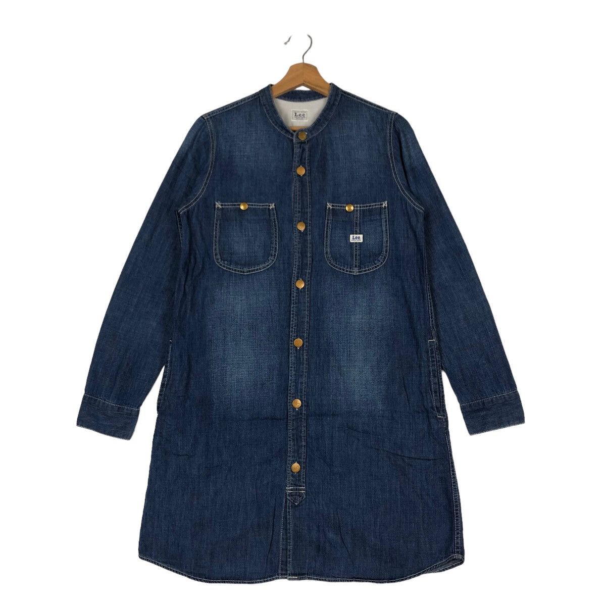 Indigo VINTAGE UNION MADE LEE SANFORIZED SHRUNK INDIGO DENIM JACKET Size US L / EU 52-54 / 3 - 1 Thumbnail