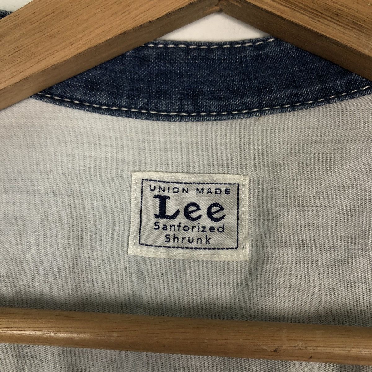 Indigo VINTAGE UNION MADE LEE SANFORIZED SHRUNK INDIGO DENIM JACKET Size US L / EU 52-54 / 3 - 12 Thumbnail