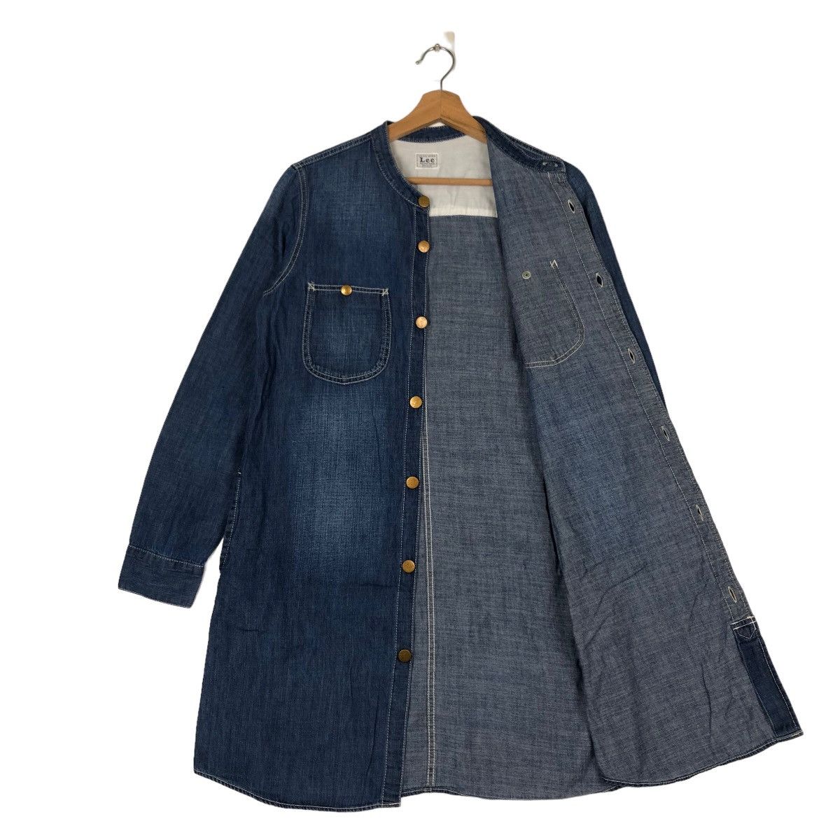 Indigo VINTAGE UNION MADE LEE SANFORIZED SHRUNK INDIGO DENIM JACKET Size US L / EU 52-54 / 3 - 9 Thumbnail